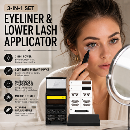 3-in-1 Eyeliner & Lower Lash Stamp Kit
