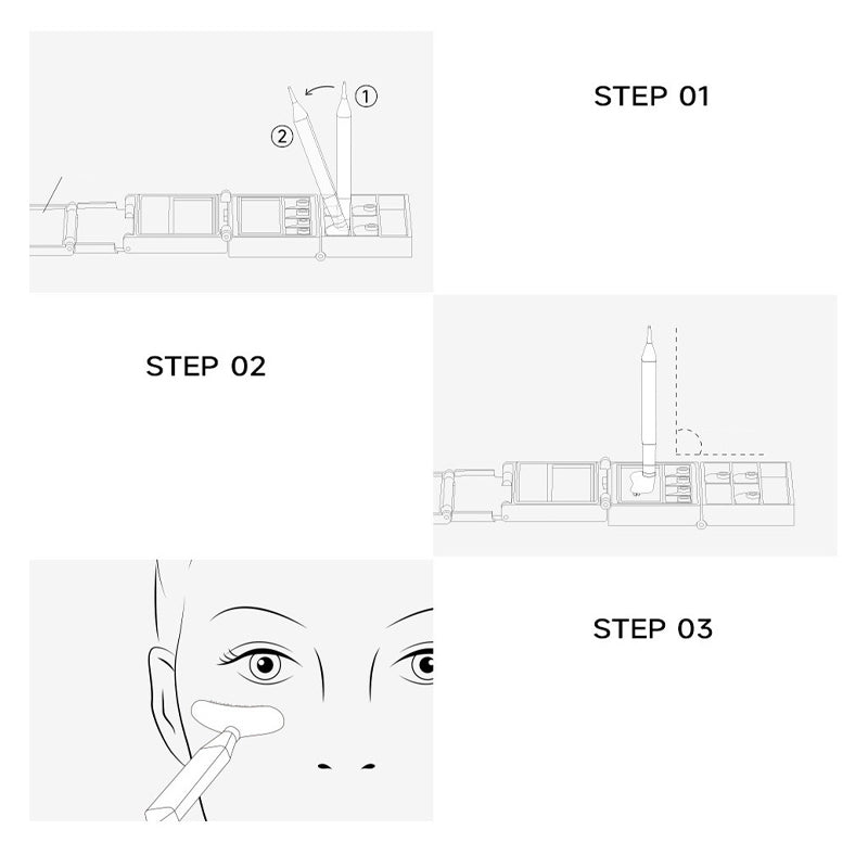 3-in-1 Eyeliner & Lower Lash Stamp Kit